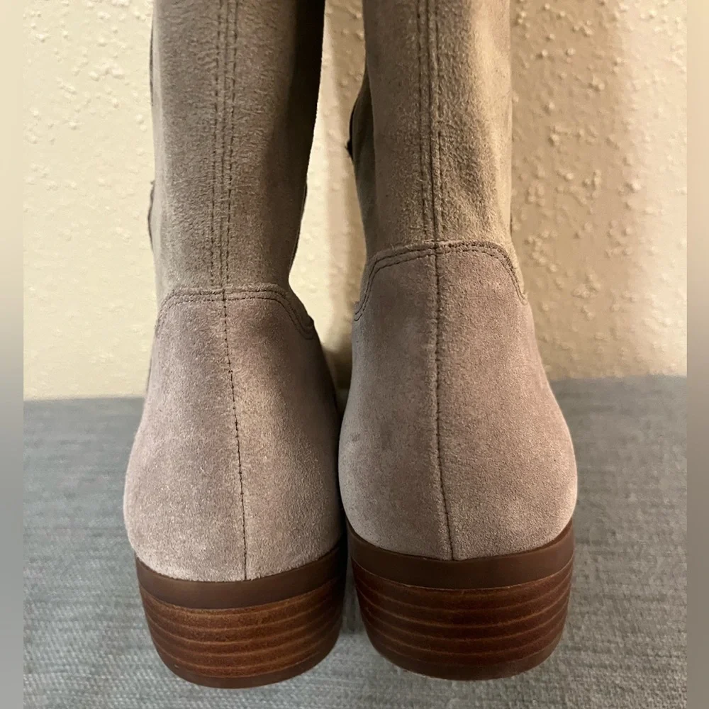 NWOT Sz 11 Sole Society Calypso Knee-High Boots can fit Wide Calf Mushroom